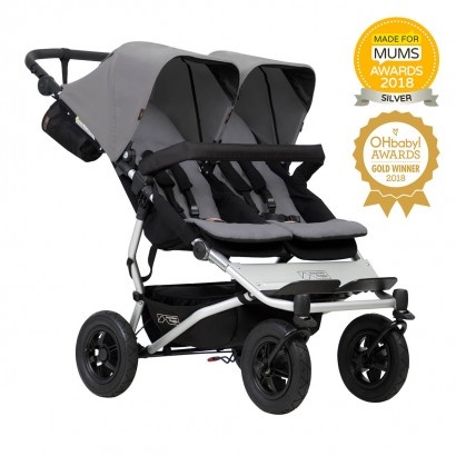 mountain buggy duet silver