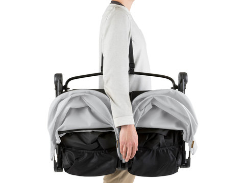 Mountain Buggy Mountainbuggy Nano Duo (Silver) - Inklusive FREE Juno Carrier