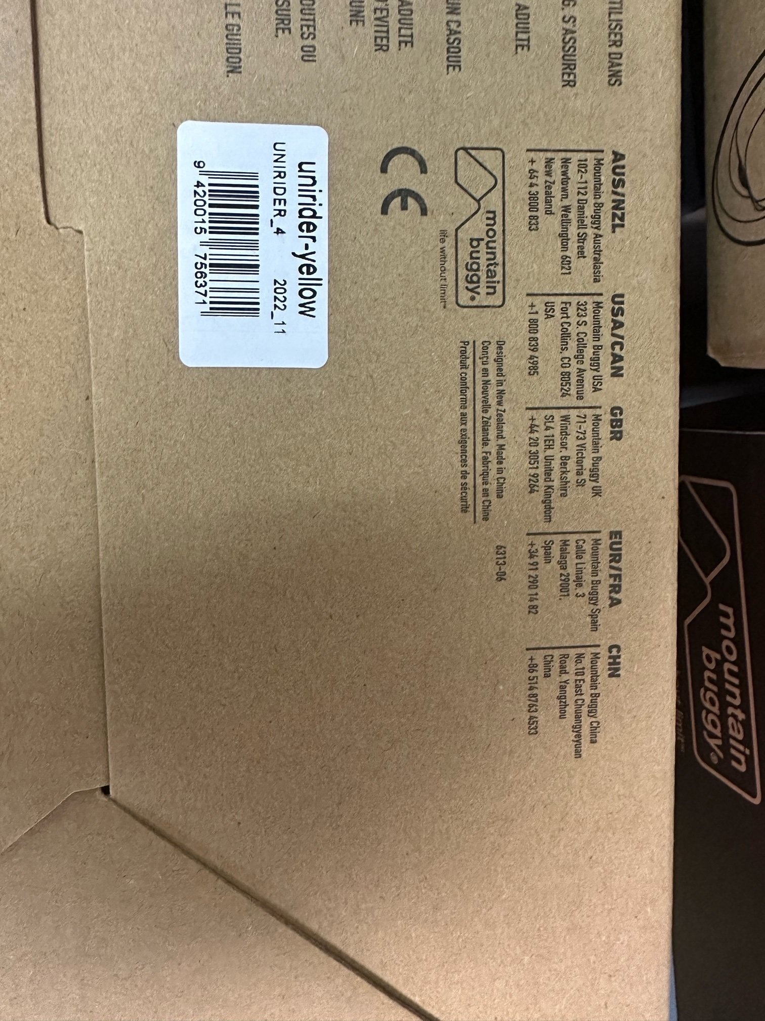 Mountain Buggy Mountainbuggy Unirider