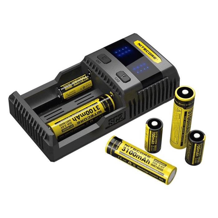 Nitecore Nitecore SC2 SUPERB batterij lader voor Li-ion/Nimh batterijen