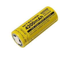 Nitecore NI26650A Li-ion accu Flat Top - 4200 mAh