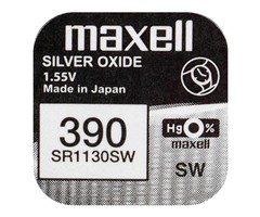 Maxell 390 - SR1130SW horloge batterij Maxell