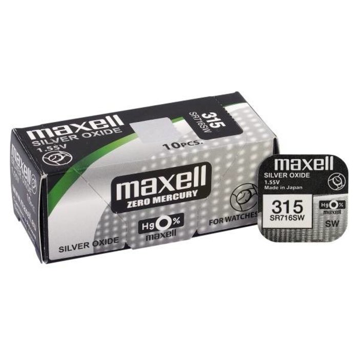 Maxell SR716SW  Horloge batterij 315 - 314 Maxell