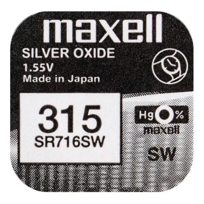 Maxell SR716SW  Horloge batterij 315 - 314 Maxell
