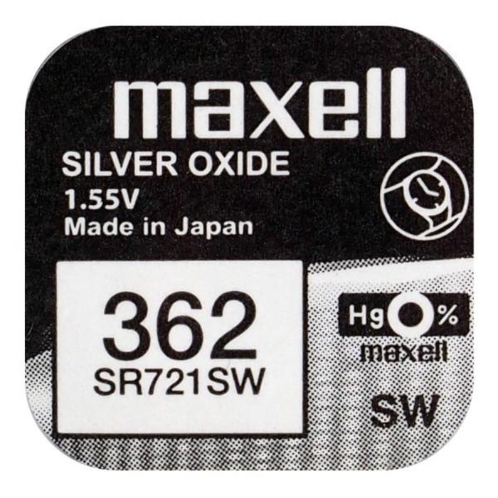 Maxell SR721SW Horloge batterij 362 Maxell