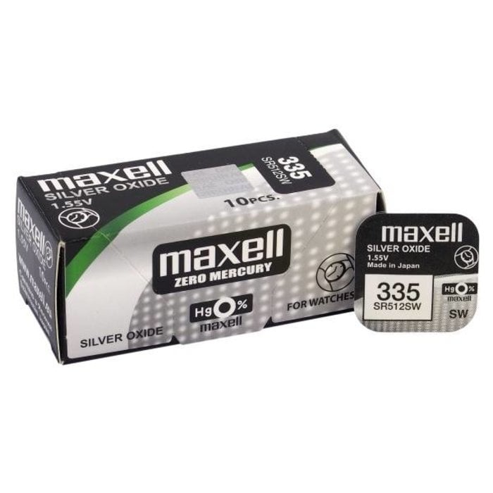 Maxell SR512SW horloge batterij  335 Maxell