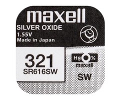 Maxell SR616SW  horloge Batterij 321 Maxell