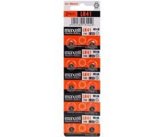 Maxell LR41 Alkaline 10 stuks Maxell