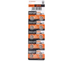 Maxell LR44 Alkaline batterijen 10 stuks AG13 Maxell