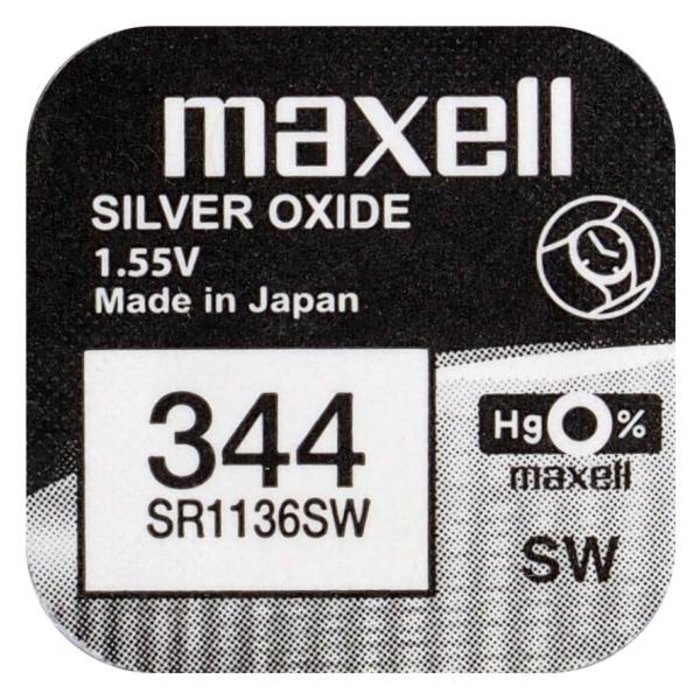 Maxell SR1136SW Horloge batterij 344 Maxell