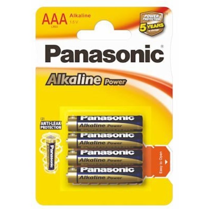 Panasonic Mini Penlite 4 x AAA Alkaline Power Panasonic