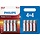 8x  Penlite AA Power Alkaline Philips