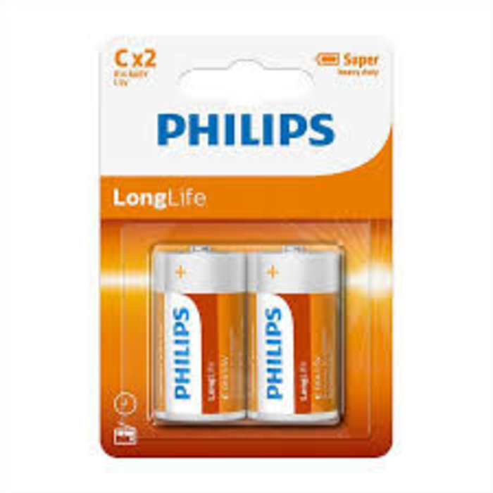 Philips Philips C Long Life LR14 - 2 Stuks