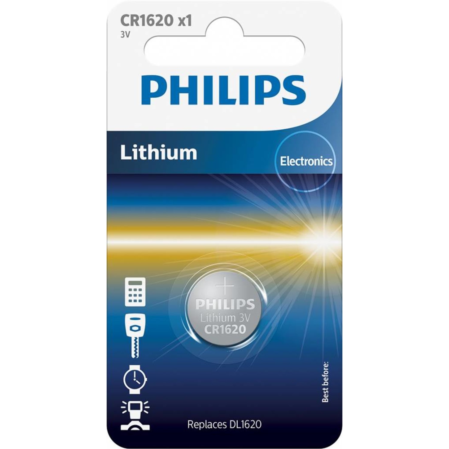 tussen Sympathiek dichtbij CR1620 Lithium Knoopcel - Philips - Beterbatterij