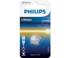 Philips CR1620 Lithium Knoopcel batterij
