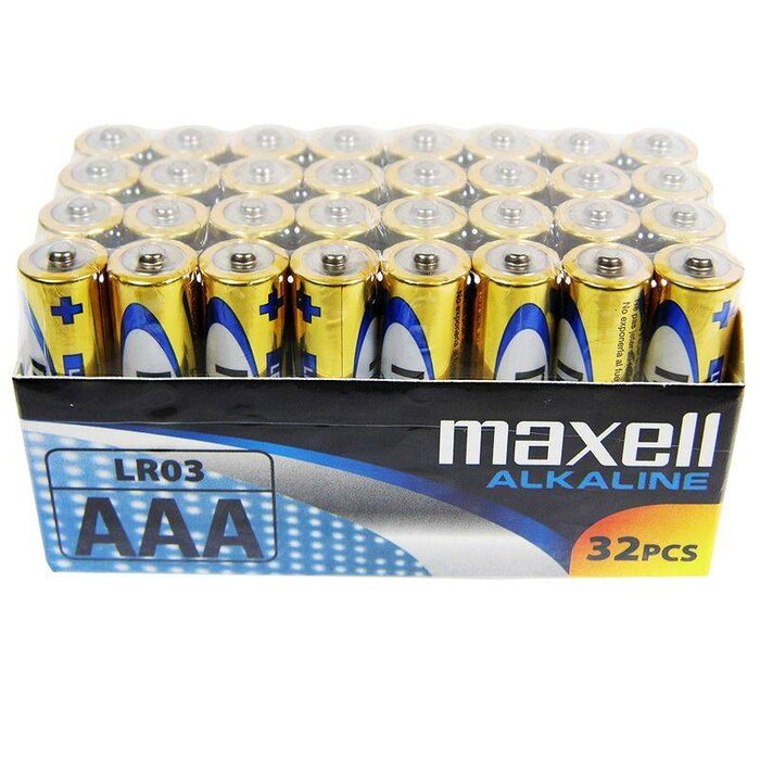 Maxell 32 stuks AAA Mini Penlite Alkaline  Maxell