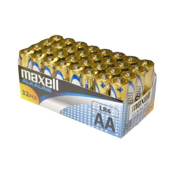 Maxell 32 stuks AA Penlite Alkaline  Maxell