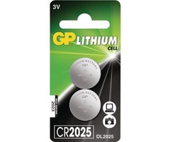 GP Batteries CR2025 Lithium batterij - 2 stuks -