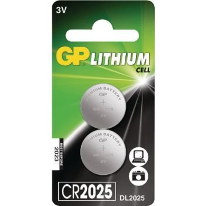 GP Batteries CR2025 Lithium batterij - 2 stuks - GP