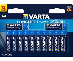Varta Varta Longlife Power AA Penlite batterijen 12 stuks