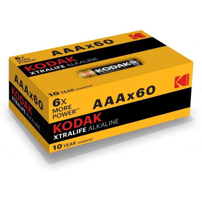 Kodak AAA mini-Penlite  XtraLife 60 stuks batterijen Kodak