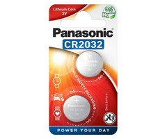 Panasonic CR2032 Lithium knoopcel batterijen  2 stuks