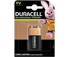 Duracell 9V Oplaadbare Batterijen 170mAh Duracell