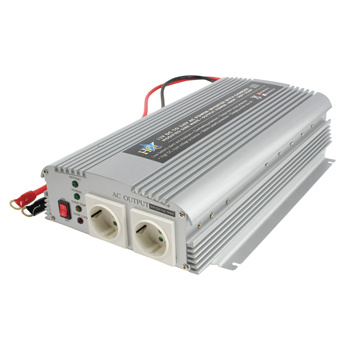 HQ Inverter Gemodificeerde Sinusgolf 12 VDC - AC 230 V 1000 W F (CEE 7/3)