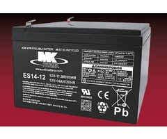 MK Battery 12V, 14 Ah Loodaccu 12 volt ES14-12