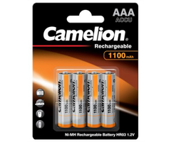 Camelion AAA mini penlite 1100mAh oplaadbaar 4 stuks