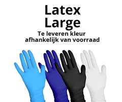 Handschoenen latex per stuk