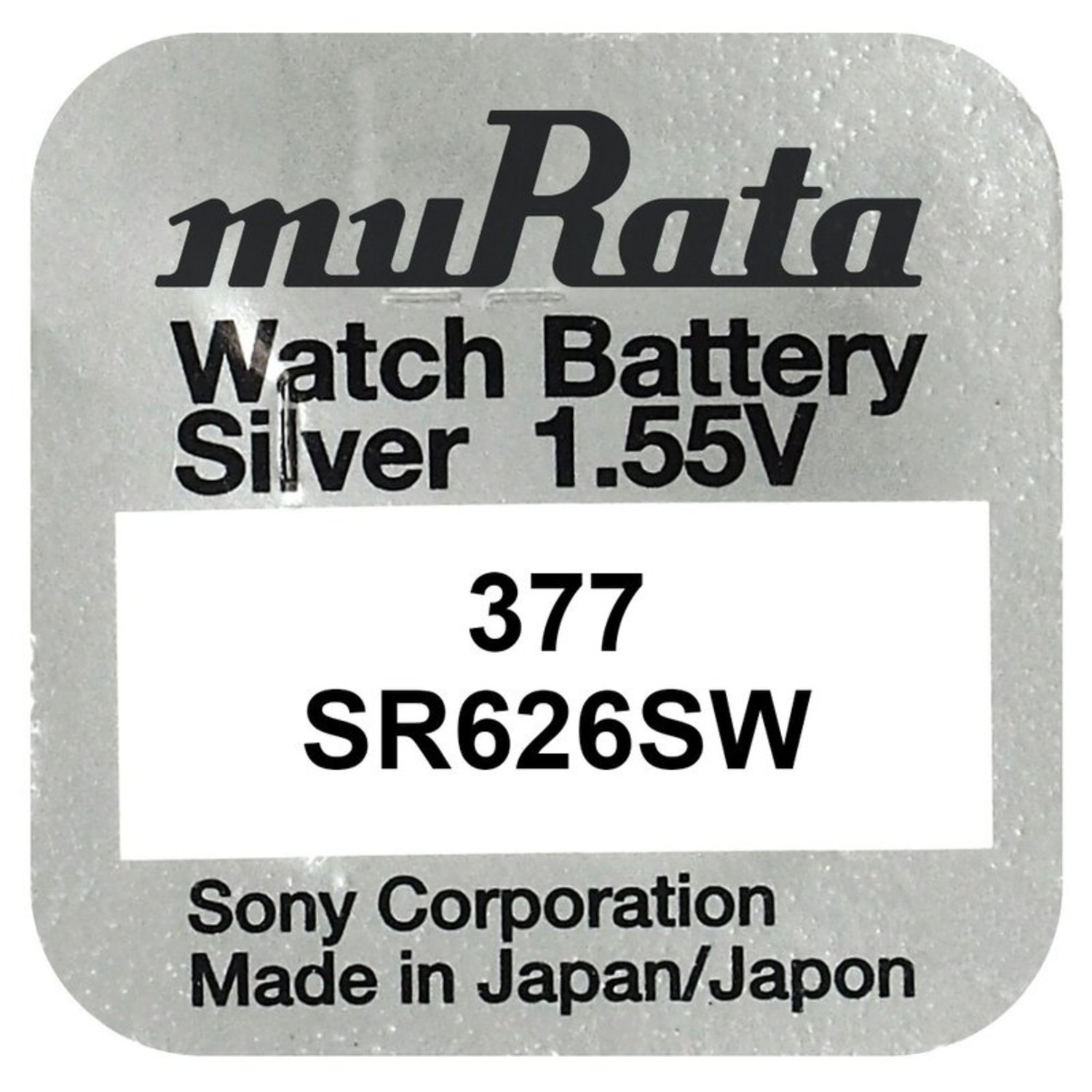 vorst Waarschijnlijk servet 377 horloge batterij SR626SW Murata - Beterbatterij
