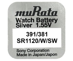 Murata 391 / 381 Horloge batterij SR1120W SR1120W