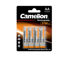 Camelion 4 x AA Oplaadbare Penlite 2700 mAh Camelion