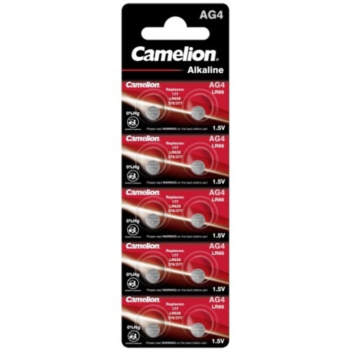 Camelion Camelion AG4 377 LR626 LR66 Alkaline 10 stuks