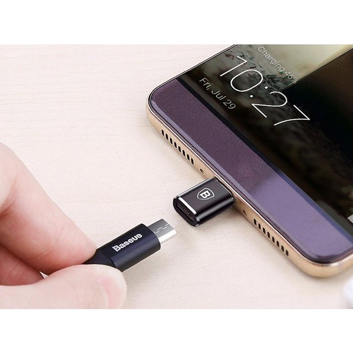 Baseus micro-USB naar USB-C adapter