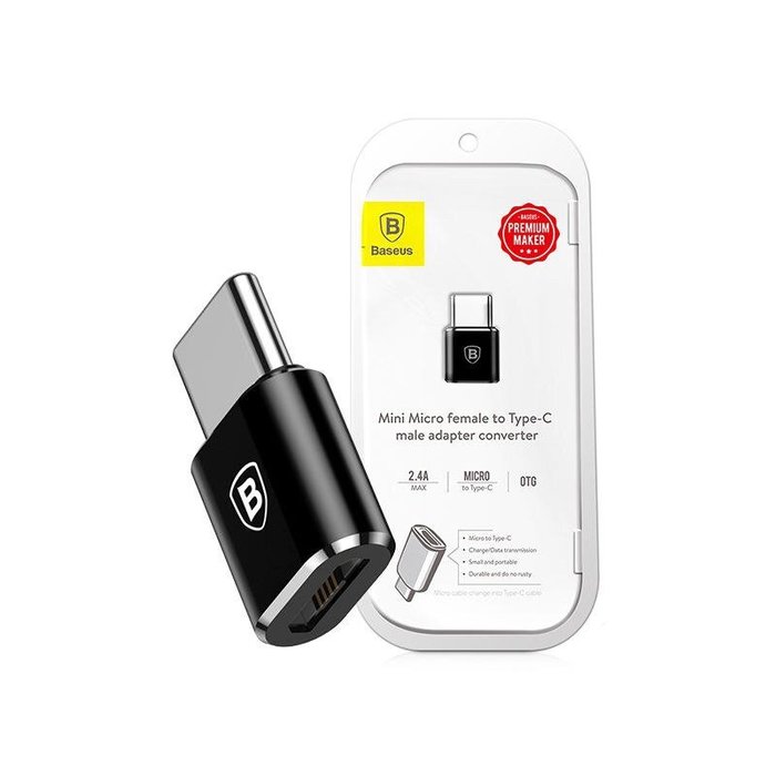 Baseus micro-USB naar USB-C adapter