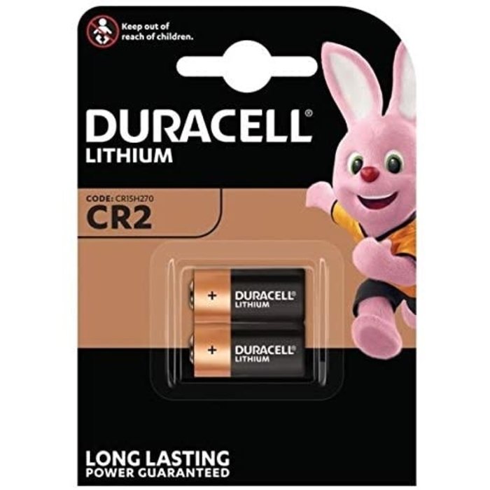 Duracell CR2 Duracell Lithium 3V DLCR2 / ELCR2 Blister 2 stuks