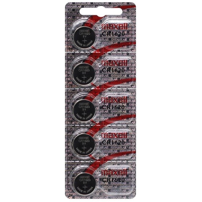 Maxell CR1620 Lithium Knoopcel 5 Stuks 3V