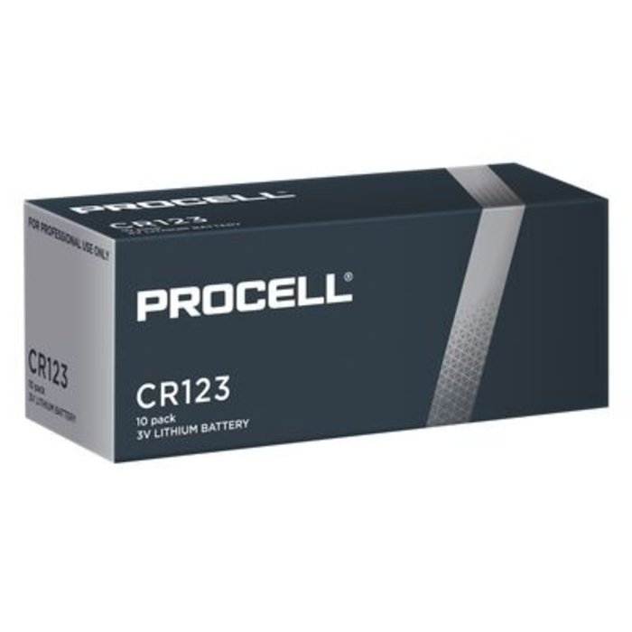 Procell Procell Lithium batterij  3V CR123 - 10 stuks