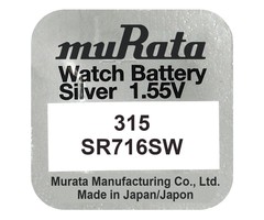 Murata 315 Horloge batterij -  SR716SW
