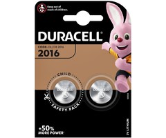 Duracell CR2016 Lithium Knoopcellen 2 stuks Duracell