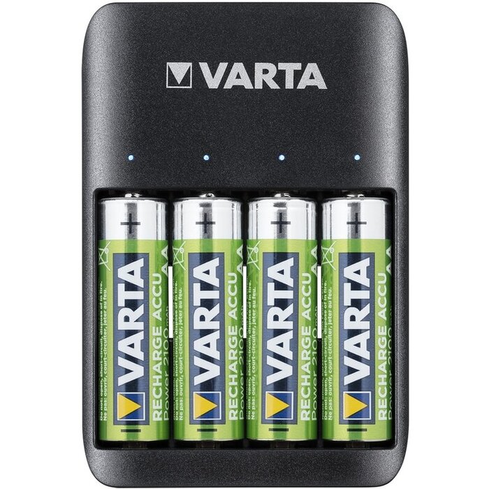 Varta Universele USB-C batterijlader voor AAA en  AA batterijen Varta