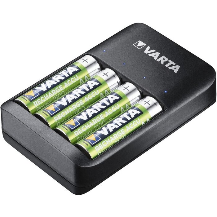 Varta Universele USB-C batterijlader voor AAA en  AA batterijen Varta
