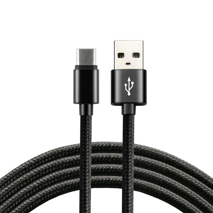 everActive USB Type-C - 30cm  oplaadkabel 3A zwart