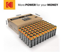 Kodak Kodak AA Penlite Xtralife  alkaline 60 stuks