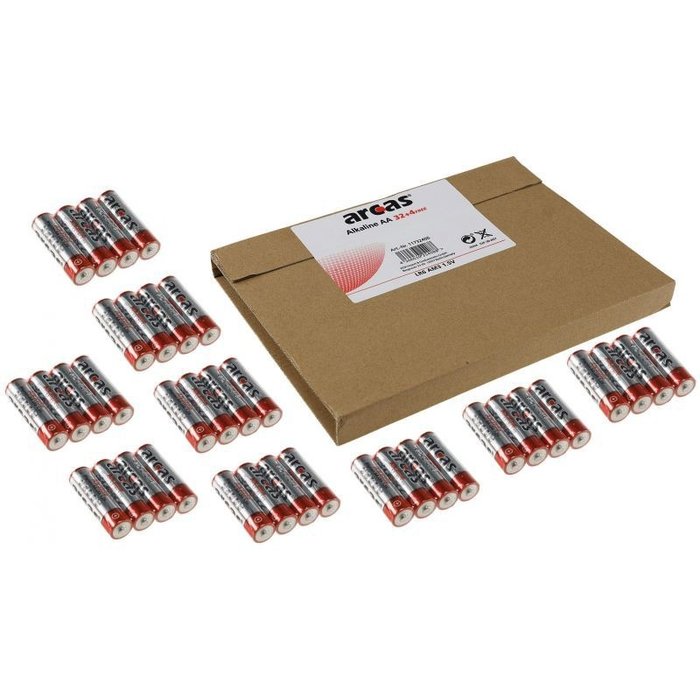Arcas AA Penlite batterijen Alkaline 36 stuks Arcas
