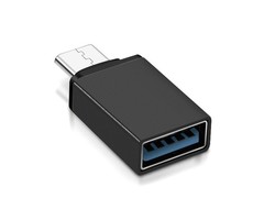 USB naar USB-C adapter - Zwart