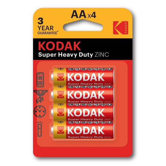 Kodak Kodak AA 4 x Super Heavy Duty batterijen