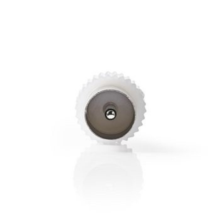 Nedis Coaxiale Adapter - IEC Male naar IEC Male - 75 Ohm - Recht - Vernikkeld